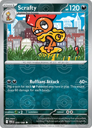 Scrafty - 058/086 (Poke Ball Pattern) - SV: White Flare (WHT)