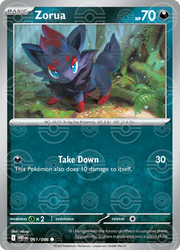 Zorua (Poke Ball Pattern) 061/086 · Holofoil (White Flare)