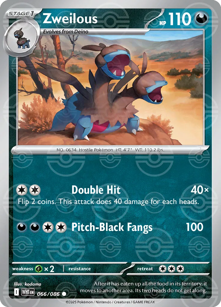 Zweilous (Poke Ball Pattern) - SV: White Flare (WHT)