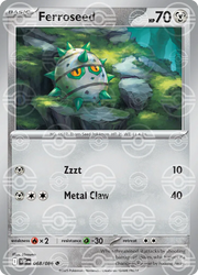 Ferroseed - 068/086 (Poke Ball Pattern) - SV: White Flare (WHT)