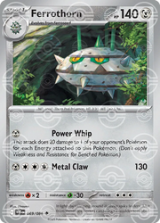 Ferrothorn - 069/086 (Poke Ball Pattern) - SV: White Flare (WHT)