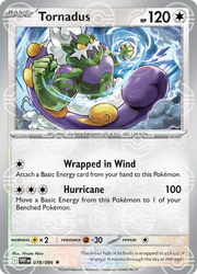 Tornadus - 078/086 (Poke Ball Pattern) - SV: White Flare (WHT)