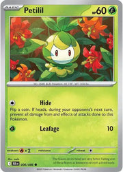 Petilil 006/086 · Reverse Holofoil (Black Bolt)