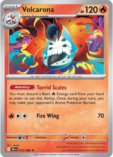 Volcarona 016/086 · Holofoil (Black Bolt)