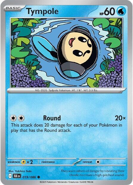Tympole 019/086 · Reverse Holofoil (Black Bolt)