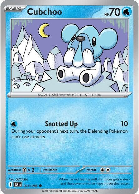 Cubchoo 025/086 · Normal (Black Bolt)