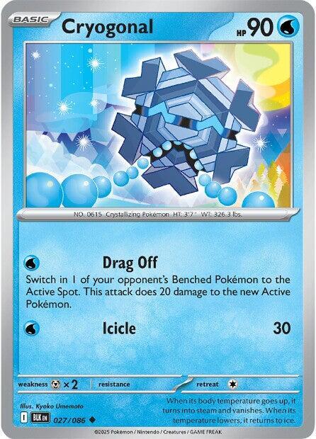 Cryogonal 027/086 · Reverse Holofoil (Black Bolt)
