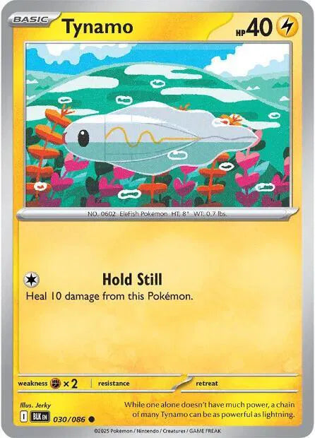 Tynamo 030/086 · Reverse Holofoil (Black Bolt)