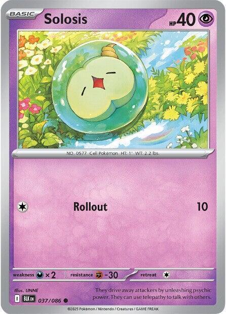 Solosis 037/086 · Reverse Holo (Black Bolt)
