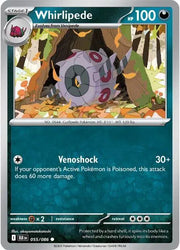 Whirlipede 055/086 · Reverse Holofoil (Black Bolt)