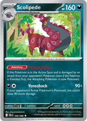 Scolipede 056/086 · Reverse Holofoil (Black Bolt)