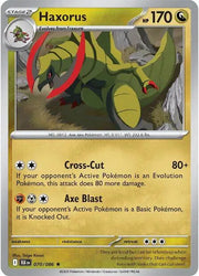 Haxorus 070/086 · Holofoil (Black Bolt)