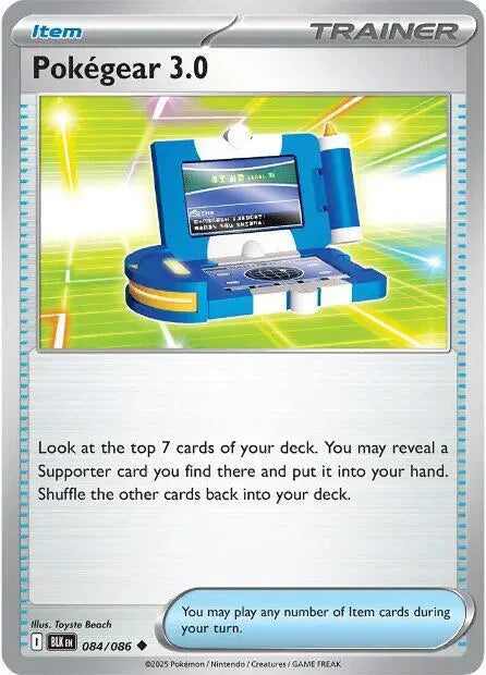 Pokegear 3.0 084/086 · Normal (Black Bolt)