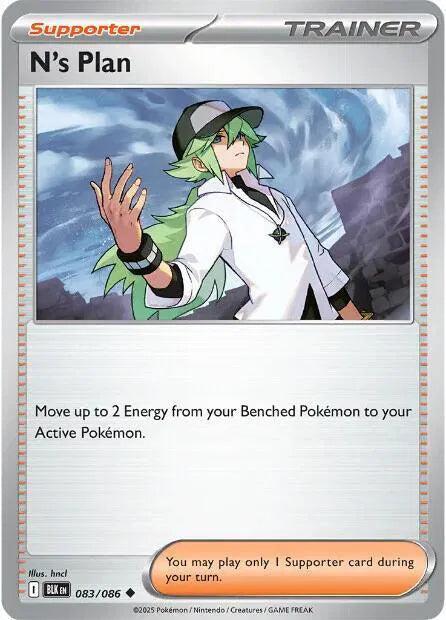 N's Plan 083/086 · Reverse Holofoil (Black Bolt)