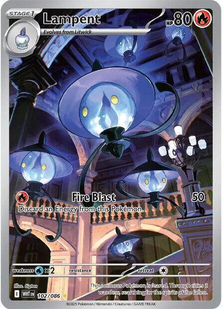 Lampent White Flare Illustration Rare 102/086