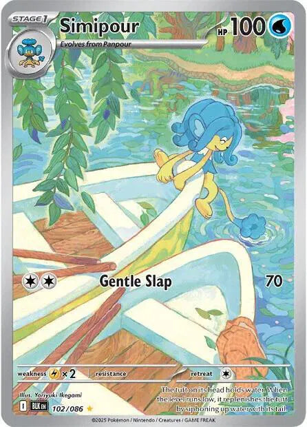 Simipour 102/086 · Holofoil (Black Bolt)