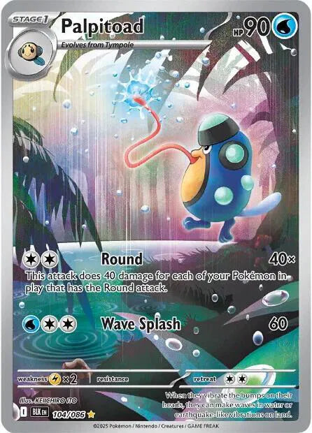 Palpitoad 104/086 (Black Bolt)
