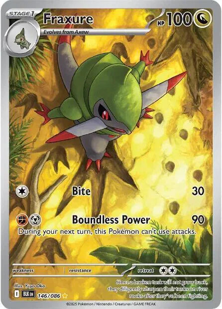 Fraxure 146/086 (Black Bolt)