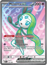 Meloetta ex Black Bolt Ultra Rare 159/086