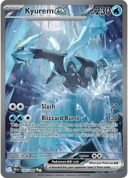 Kyurem ex 165/086 (Black Bolt)