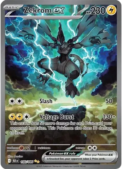 Zekrom ex 166/086 · Holofoil (Black Bolt)