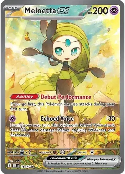 Meloetta ex Black Bolt Special Illustration Rare 167/086