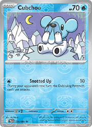 Cubchoo - 025/086 (Master Ball Pattern) - SV: Black Bolt (BLK)
