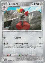 Bisharp (Master Ball Pattern) 065/086 · Holofoil (Black Bolt)