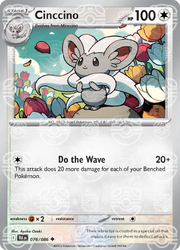 Cinccino (Master Ball Pattern) 076/086 (Black Bolt)