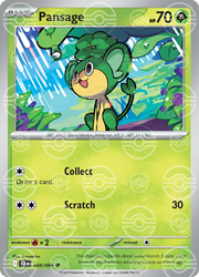 Pansage - 004/086 (Poke Ball Pattern) - SV: Black Bolt (BLK)