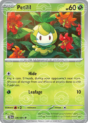 Petilil (Poke Ball Pattern) - SV: Black Bolt (BLK