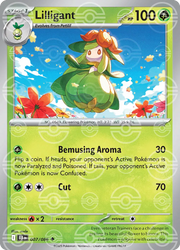 Lilligant - 007/086 (Poke Ball Pattern) - SV: Black Bolt (BLK)