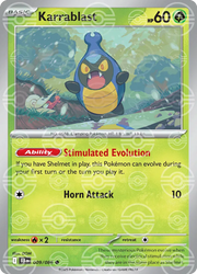 Karrablast (Poke Ball Pattern) - SV: Black Bolt (BLK)