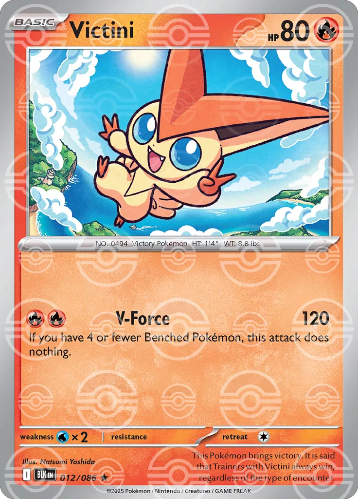 Victini (Poke Ball Pattern) 012/086 (Black Bolt)