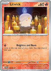 Litwick (Poke Ball Pattern) - SV: White Flare (WHT)