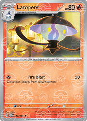 Lampent (Poke Ball Pattern) 017/086 · Holofoil (White Flare)