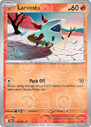 Larvesta (Poke Ball Pattern) 015/086 · Holofoil (Black Bolt)