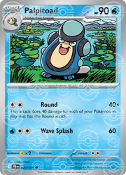Palpitoad (Poke Ball Pattern) 020/086 · Holofoil (Black Bolt)
