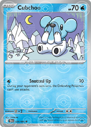Cubchoo - 025/086 (Poke Ball Pattern) - SV: Black Bolt (BLK)