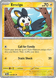 Emolga (Poke Ball Pattern) 029/086 · Holofoil (Black Bolt)