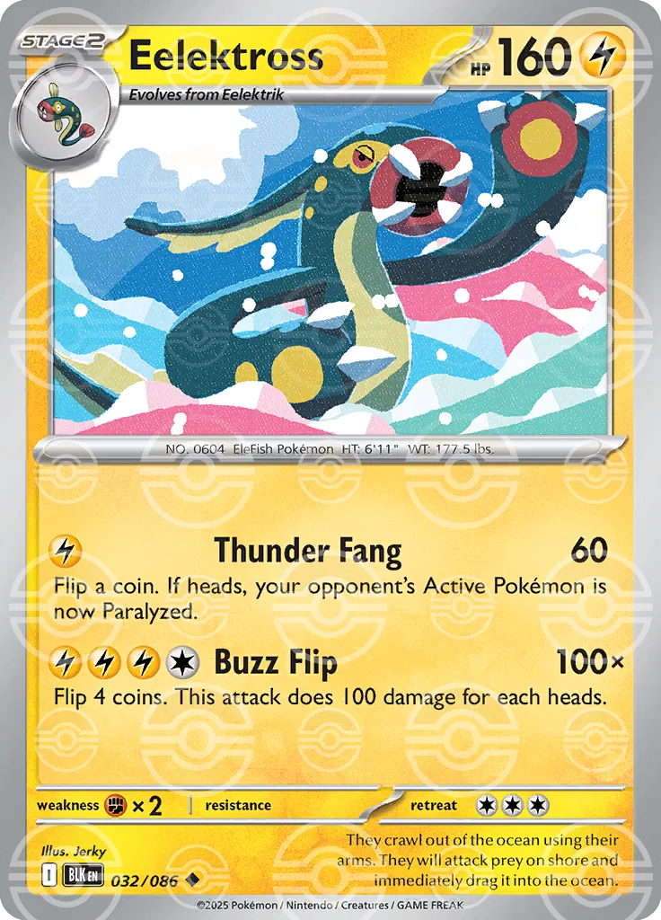 Eelektross (Poke Ball Pattern) 032/086 (Black Bolt)
