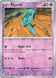 Elgyem (Poke Ball Pattern) 040/086 · Holofoil (Black Bolt)