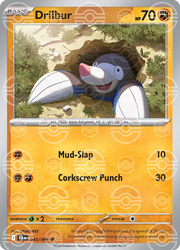 Drilbur 045/086 BLK Poke Ball Pattern