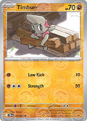 Timburr 047/086 BLK Poke Ball Pattern