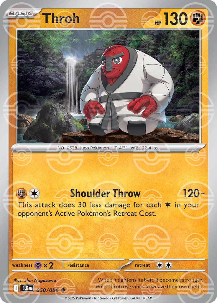 Throh (Poke Ball Pattern) 050/086 (Black Bolt)
