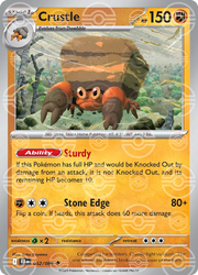Crustle (Poke Ball Pattern) 052/086 · Holofoil (Black Bolt)