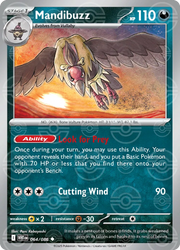 Mandibuzz (Poke Ball Pattern) 064/086 · Holofoil (White Flare)