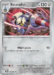 Escavalier (Poke Ball Pattern) 060/086 (Black Bolt)