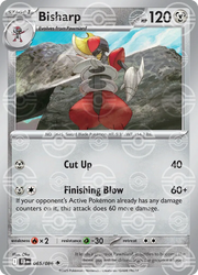 Bisharp - 065/086 (Poke Ball Pattern) - SV: Black Bolt (BLK)