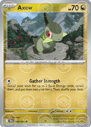 Axew 068/086 BLK Poke Ball Pattern